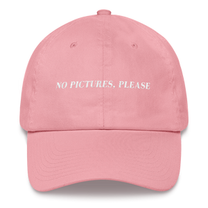NO PICTURES, PLEASE Hat